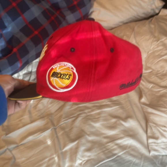 Houston rockets hat fitted size 7  56 cm hard wood classics - Picture 2 of 5